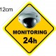 Naklejka - obiekt monitorowany - wzór 001