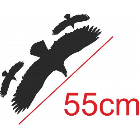NAKLEJKA PTAK 55cm odstraszacz ptaków - GRATISY